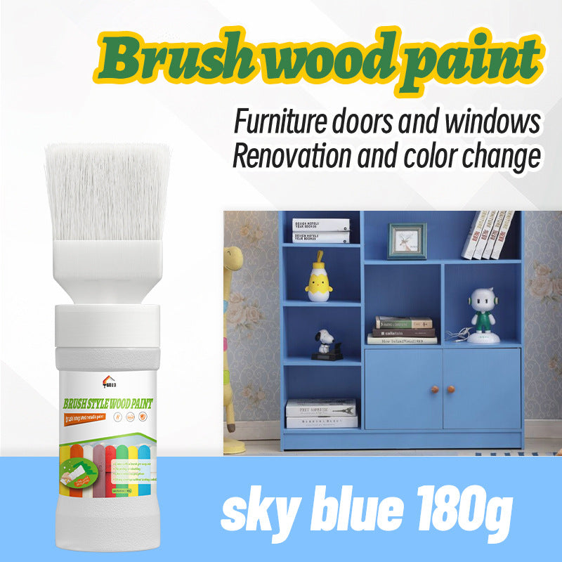 Wooden Brush Paint Solid Wood Cabinet Table Chair Water-Based Coating Door Window Furniture Renovation Color Change Latex Paint Oil Paint