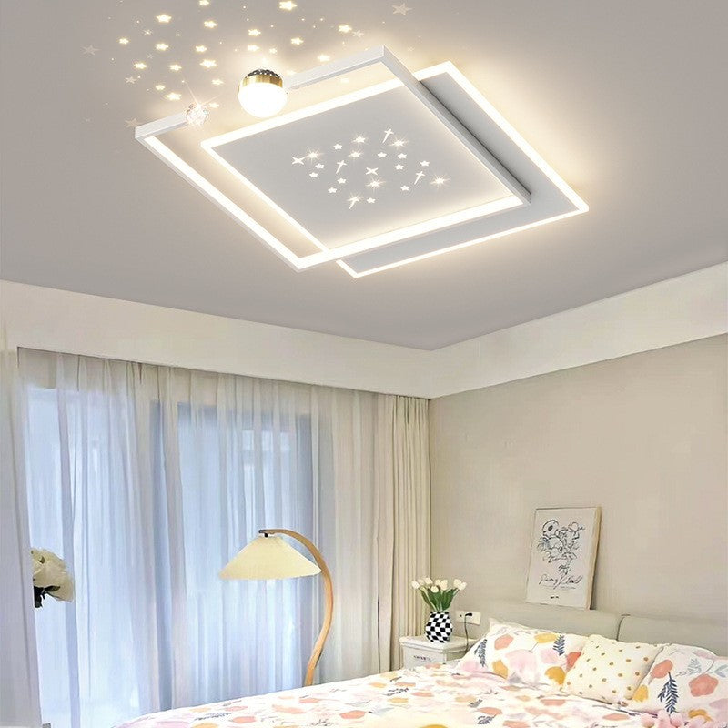 Modern minimalist living room led Ceiling Lamp2024New style main hall lamp wrought iron bedroom lamp high-end dining room lamp