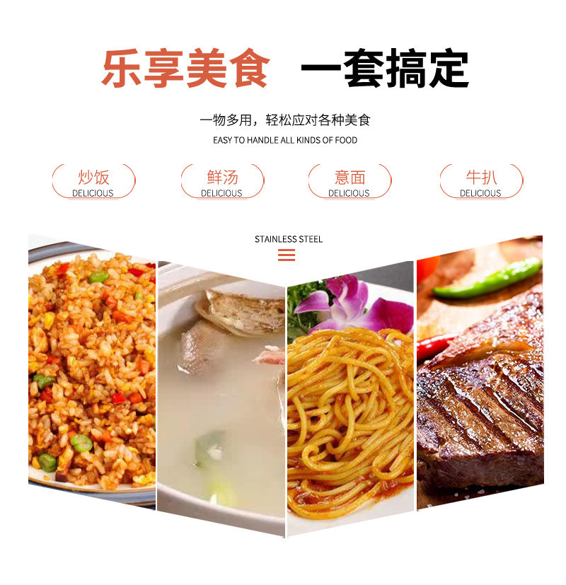 410Stainless Steel Cutlery Restaurant Western Hammered Square Handle Knife Fork Spoon Set Hotel Home Steak Knife Fork
