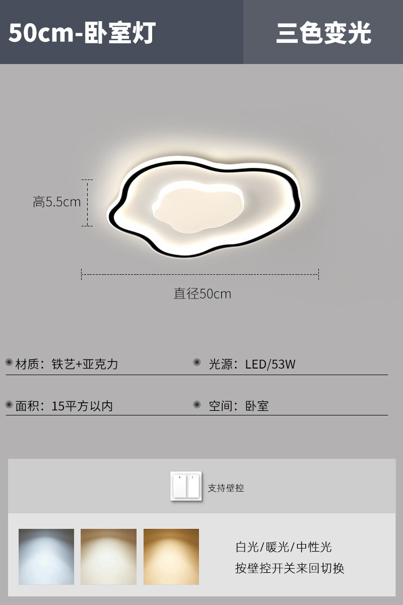 Living Room Ceiling Lamp Zhongshan Guzhen Full Spectrum New Bedroom Modern Simple Cozy Romantic led Package Set