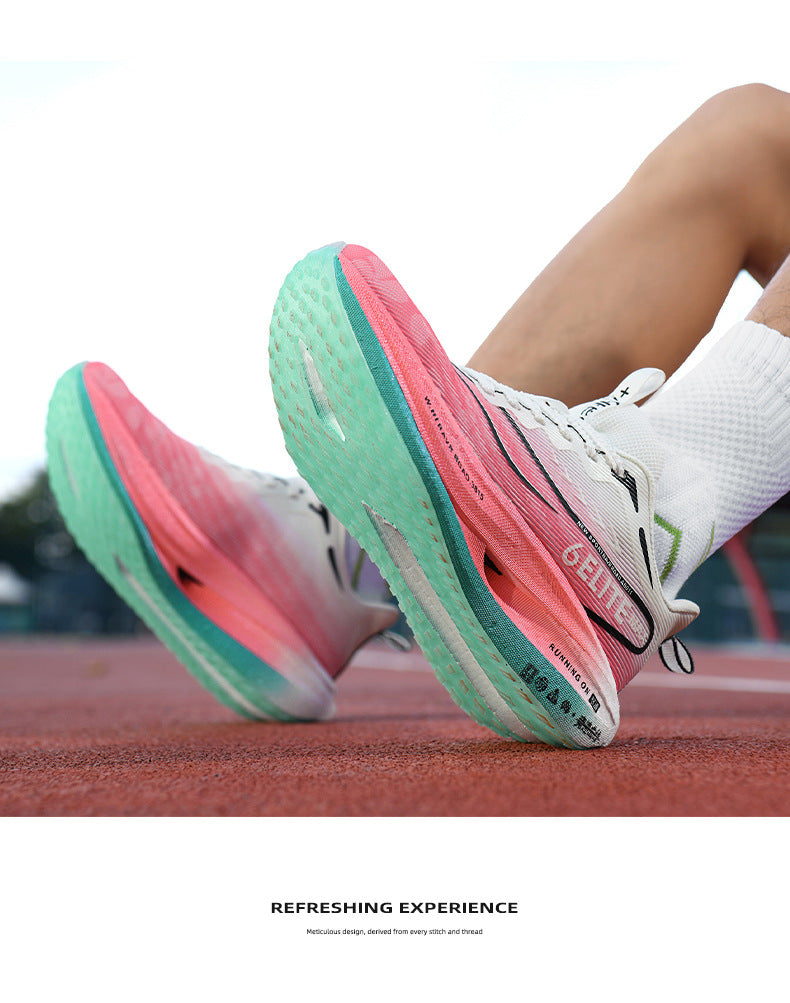 2025New model Feidian6pro Popcorn Carbon Plate Professional Racing Running Shoes Comfortable Breathable Unisex Sports Shoes