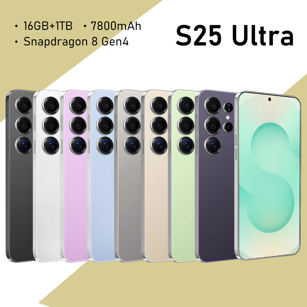 S25 Ultra Mobile Phone External Pen Large Screen Android15New Hot-Selling Bestseller5G Smartphone