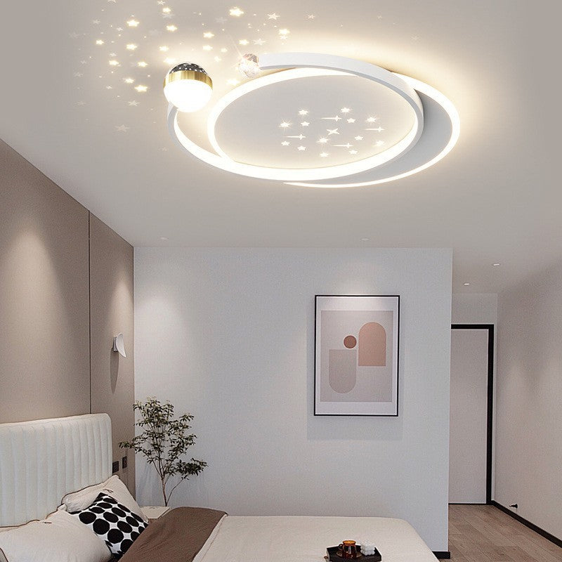 Modern minimalist living room led Ceiling Lamp2024New style main hall lamp wrought iron bedroom lamp high-end dining room lamp