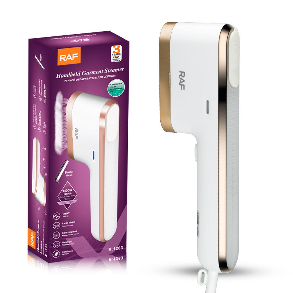 RAF EU Standard Handheld Portable Iron Household Garment Steamer Small Steam Electric Iron Hotel Business Trip Mini