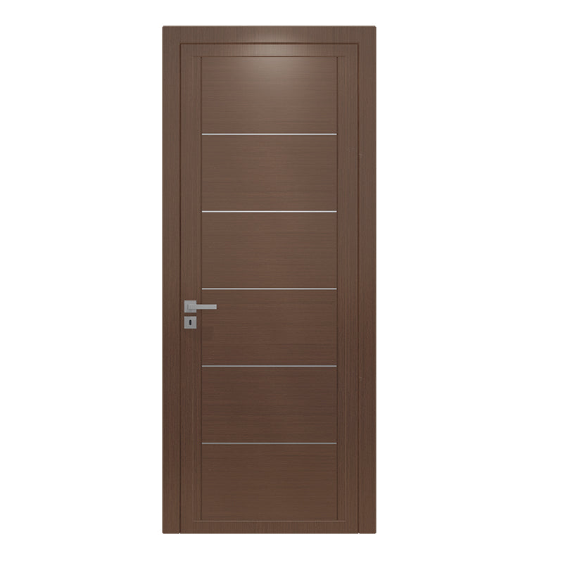 Latest Flush Design Wood Door Fireproof Wooden Doors for Hotel Wooden Door With Security Safety Smart Lock
