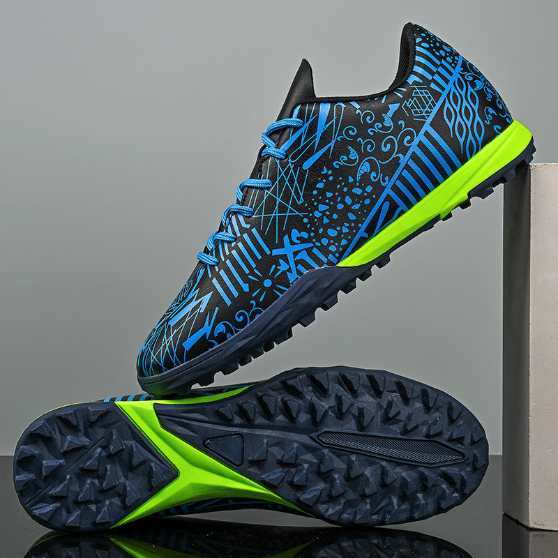 New Men's Football Shoes Low-Cut Long Spikes Broken Spikes Youth Student Professional Training Sports Shoes