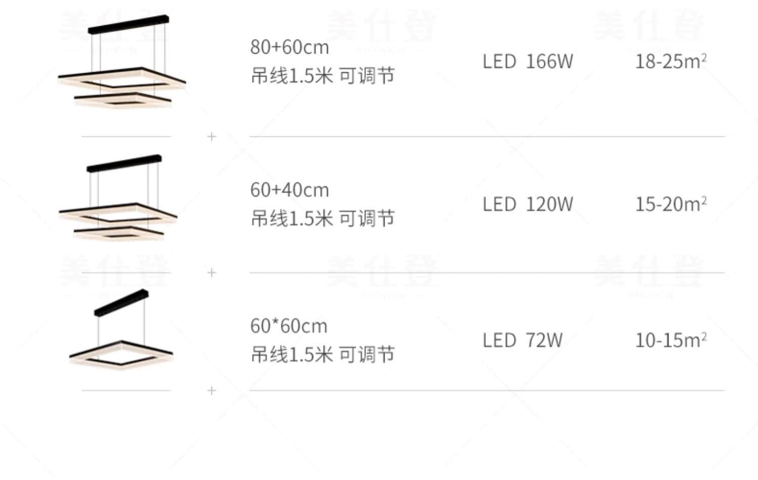 2025New High-End Light Luxury Living Room Chandelier Hall Main Light Atmospheric Dining Room Eye Protection Mountain Lamp Set Combination