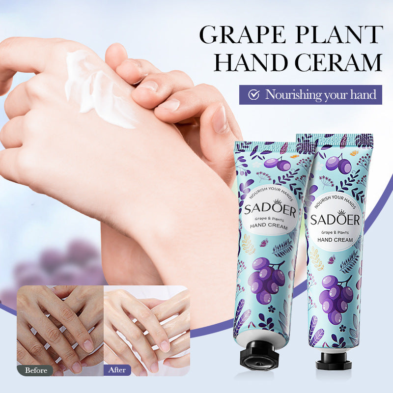 Grape Moisturizing Hand Cream SADOER Autumn and winter anti-chapped moisturizing hand cream cross-border foreign trade wholesale