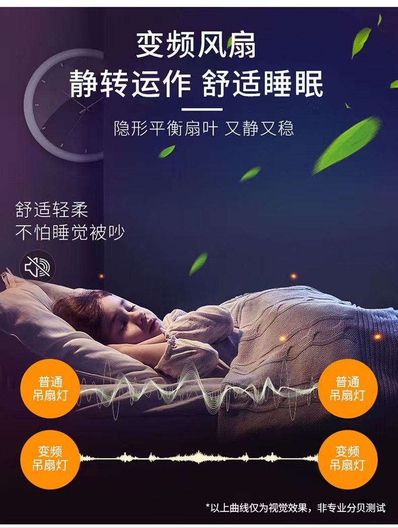 All-Copper Invisible Fan Light Luxury Simple Ceiling Light Designer Modern Living Room Dining Room Bedroom Chandelier Pure Copper