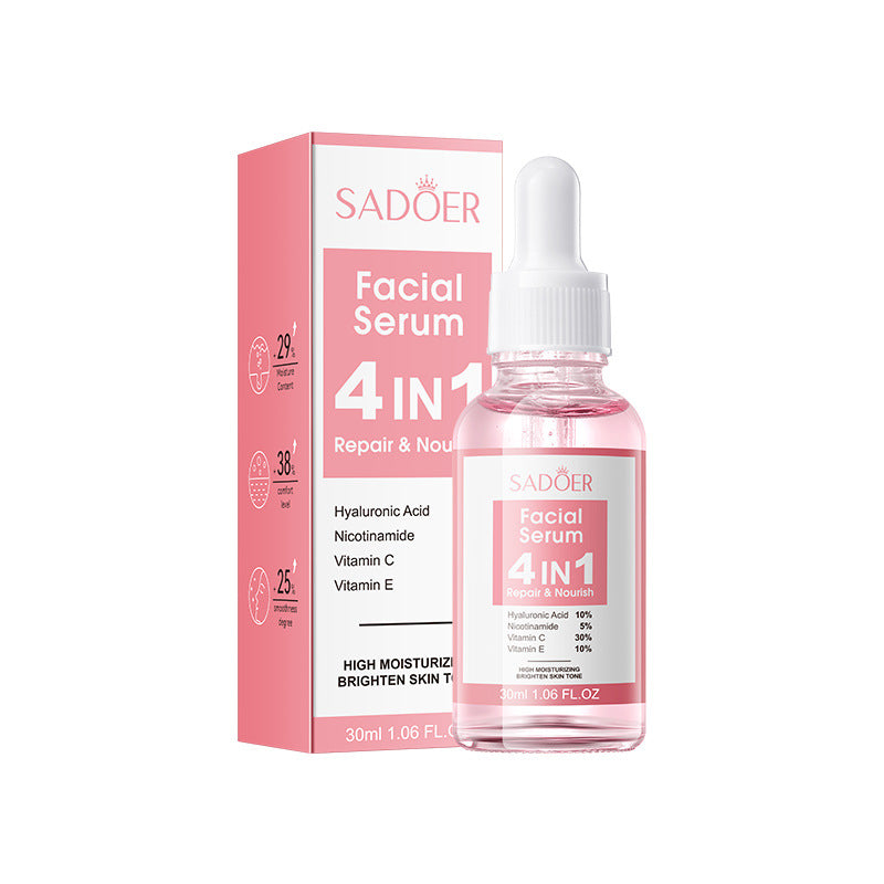 Full English Four-in-One Skincare Series SADOER Moisturizing, nourishing, and rejuvenating face cream essence liquid  wholesale
