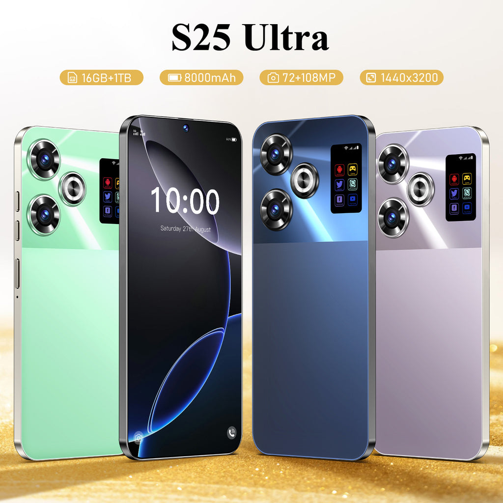Hot Selling Smart Phone S25 Ultra Brand new Android phone16+1T Wholesale for Mobile Phone Manufacturers