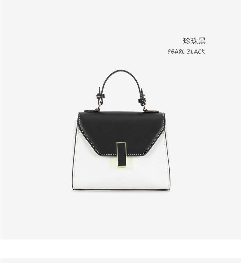 Factory Creative New Women's Bag Fresh Color-Block Handbag Shoulder Bag Elegant Versatile Crossbody Bag