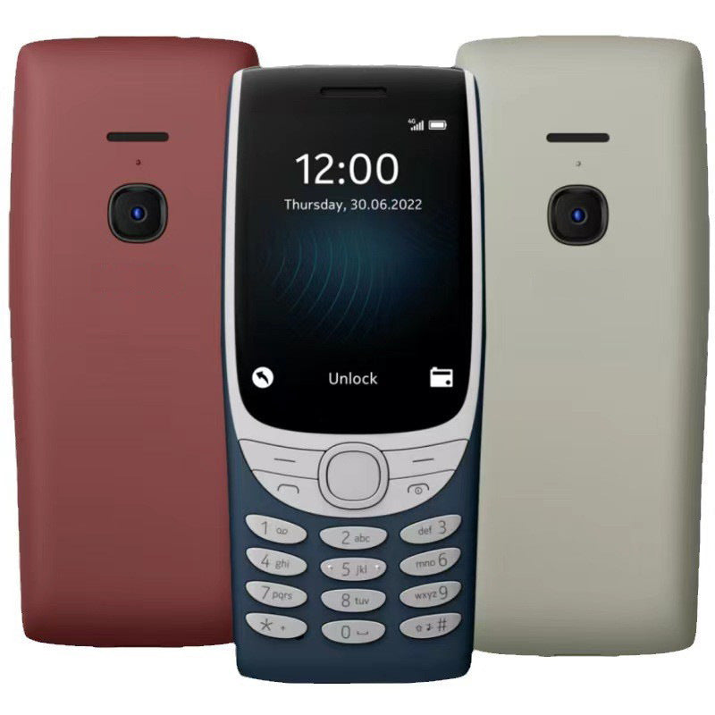 8210Elderly Phone with Ultra-Long Standby, Large Font, Loud Sound, and Big Screen2G 4G Elementary School Student Button Elderly Mobile Phone
