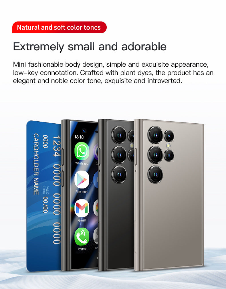 S24promax Mini Smartphone Full Network Compatible4G Ultra-small Pocket Android Quad-core