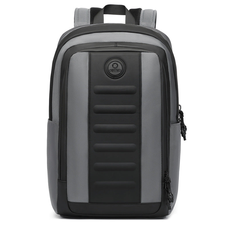 ozuko Business Backpack Men's Large Capacity Computer Backpack Outdoor Waterproof Travel Backpack Backpack