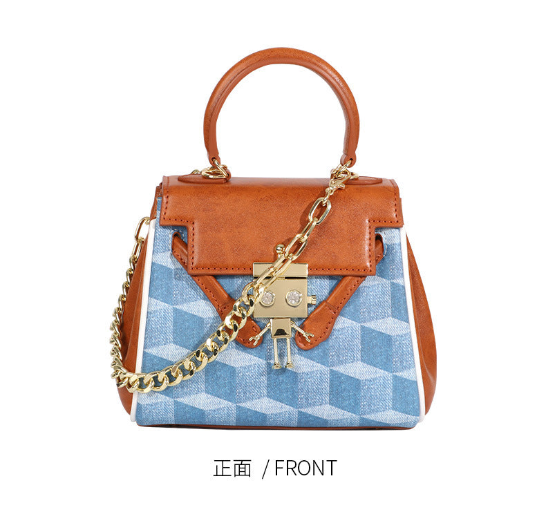 Internet Celebrity Kelly Small Square Bag for Women, Fashionable New Simple Handbag, Student Shoulder Crossbody Bag, Trendy Women's Bag Wholesale