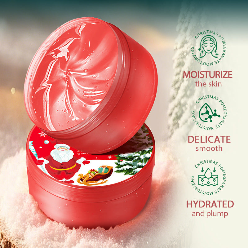 Christmas Red Pomegranate Moisturizing Gel SADOER Moisturizing Aloe Vera Gel Cream Cross-Border Foreign Trade Wholesale
