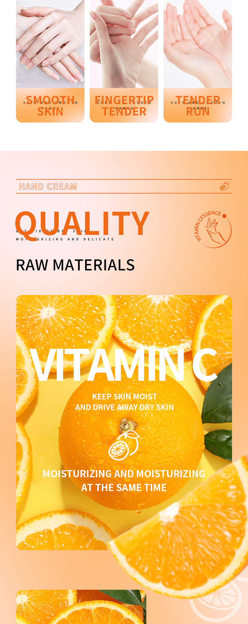 Full English Plant-Based Hand Cream in Sachet SADOER Avocado Aloe Vera Moisturizing Refreshing  Wholesale