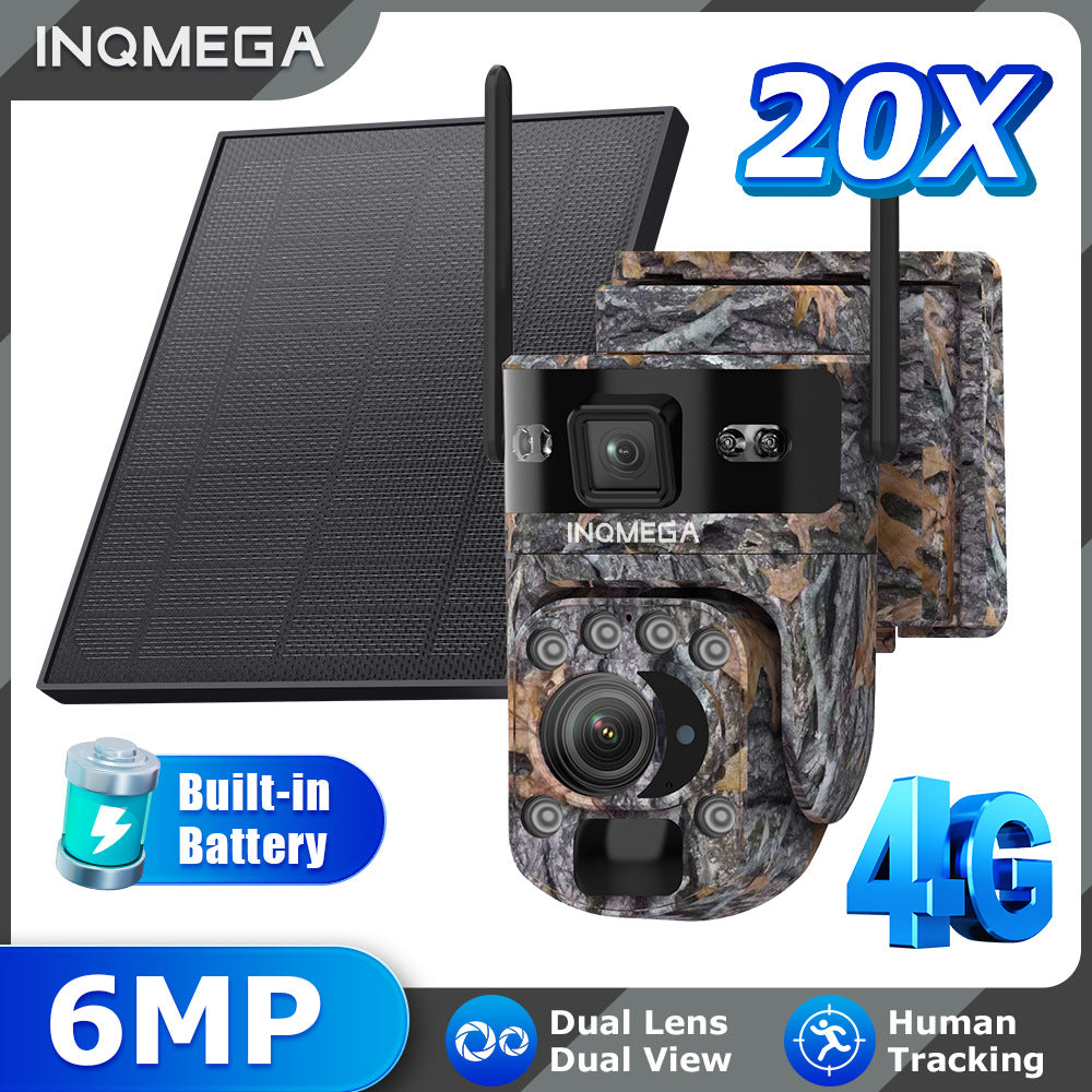 New Product4g Solar camera outdoor camouflage low power consumption camera HD20X Zoom Camera