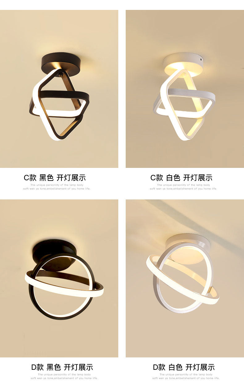 Aisle Light Entryway Hallway Light Iron Art Stair Light Cloakroom led Ceiling lamp balcony lamp Zhongshan lighting fixtures