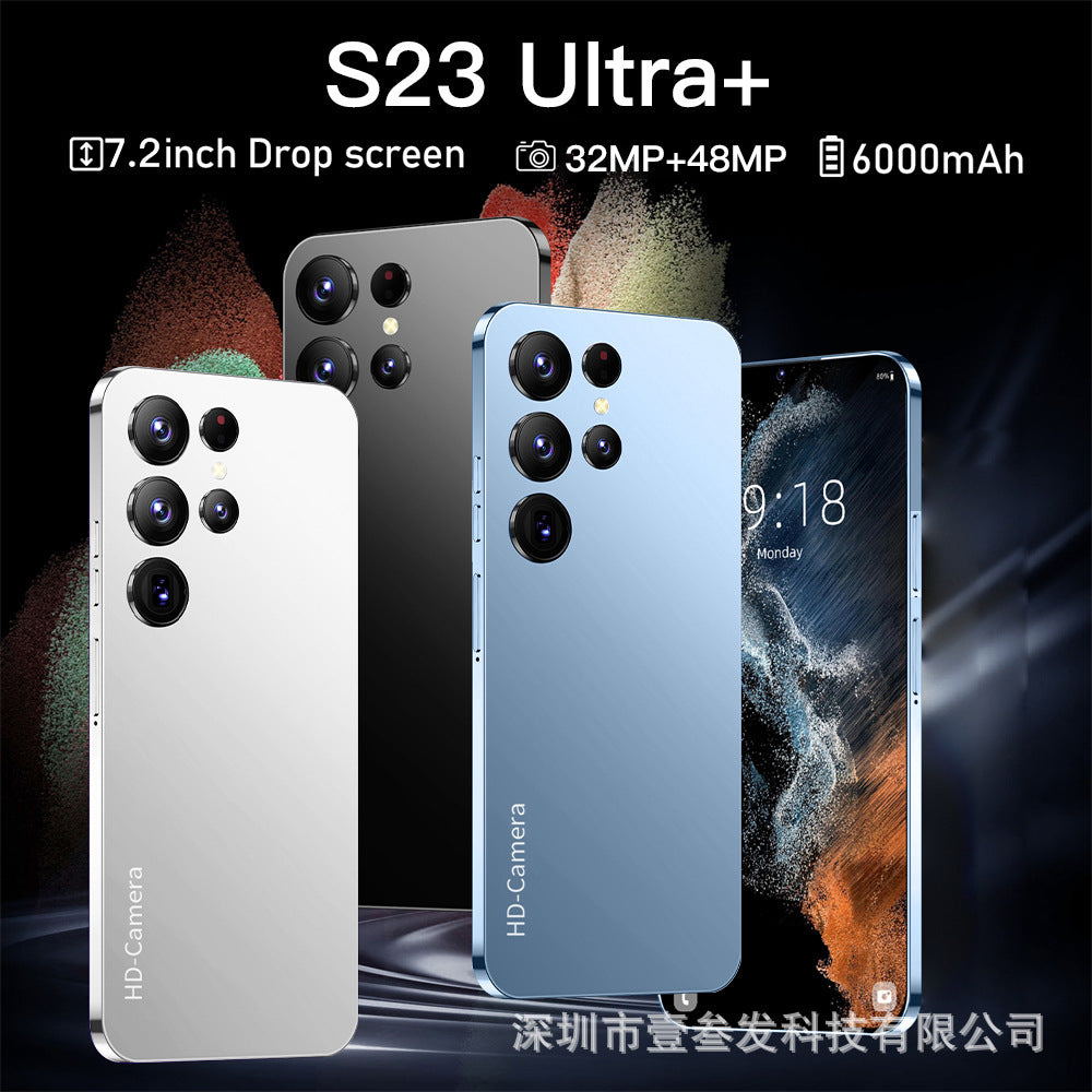 S23 Ultra Popular(2+16G) 7.3Inch4G All-in-One New Smartphone Factory