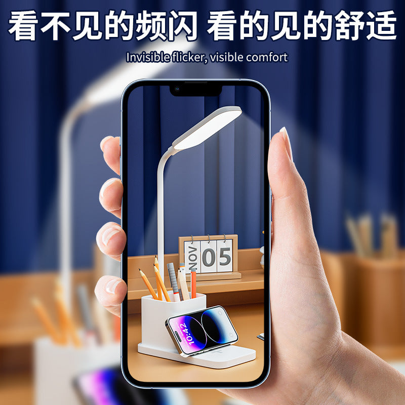 Creative Eye Protection Table Lamp Multi-Functional Two-in-One Cubby Lamp Student Dormitory Desktop Learning Table Lamp Gift Wholesale