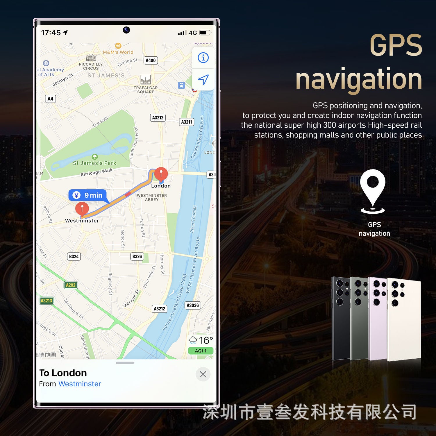 S24 Ultra Smartphone  4+64 High-end7.3Inch Large Screen Android Phone Source Work