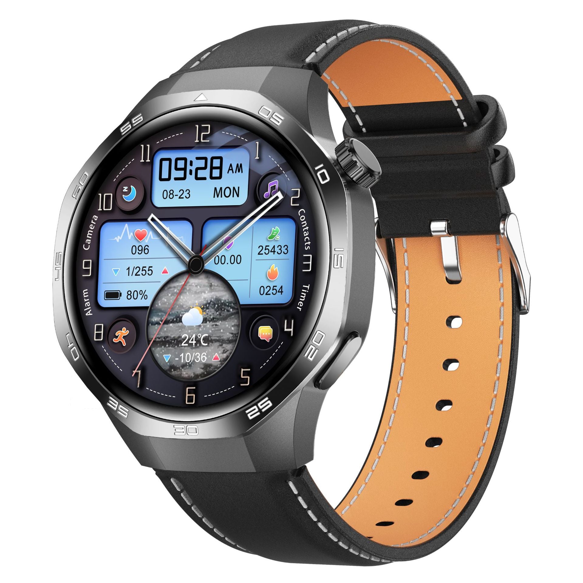 Watch5 Max Smart Watch1.52inch Bluetooth Call, Heart Rate Monitor, Pedometer, Sleep Monitoring, Waterproof, Shockproof, Dustproof Sports