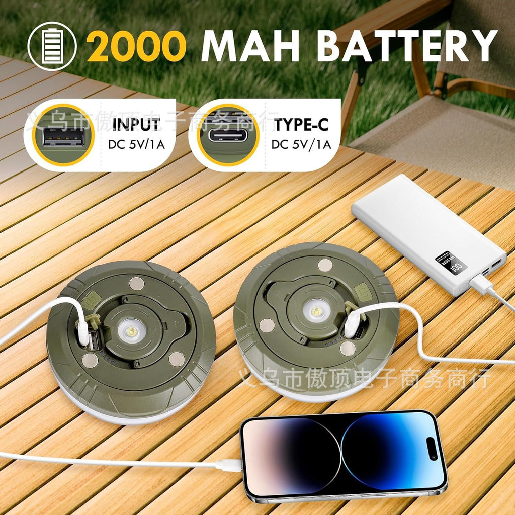 Outdoor Camping Light Camping Light Magnetic Tent Canopy Atmosphere Light Retractable Camp String Light Colorful Atmosphere Light Strip