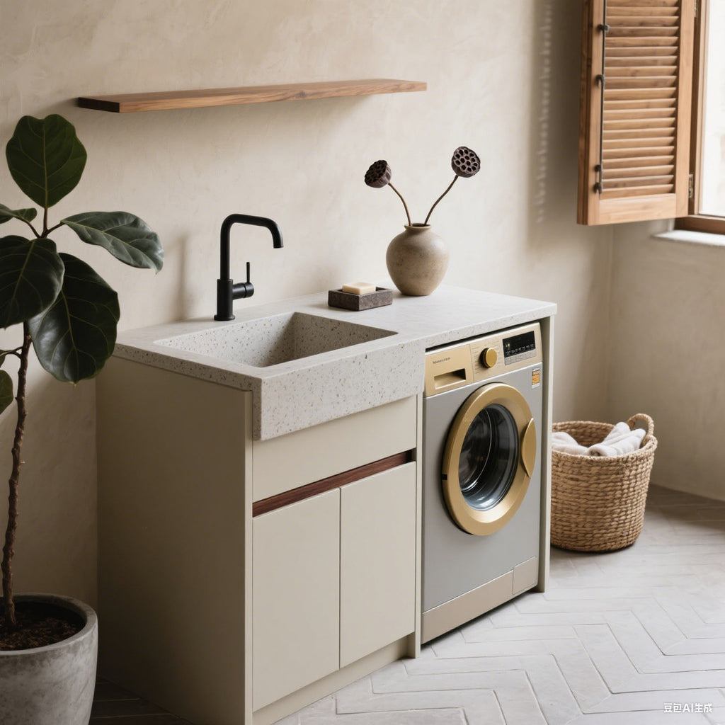 Honeycomb Aluminum Full Aluminum Skin Feel Washing Machine Laundry Pool Washing Machine Integrated Balcony Corner Cutting Household Source Manufacturer Direct Delivery