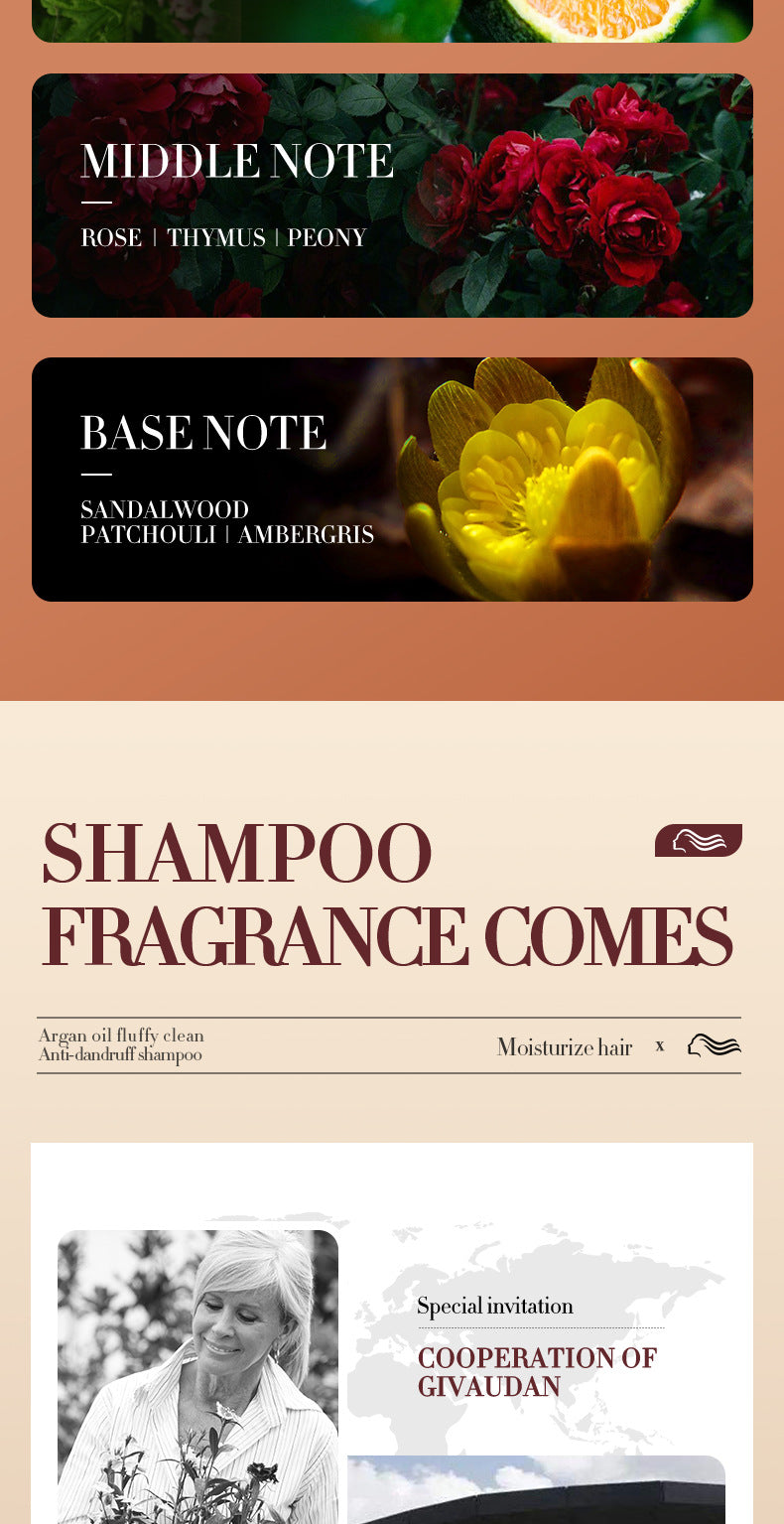 Full English Nut Oil Shampoo SADOER Clean, fluffy, refreshing, moisturizing hair conditioner  wholesale