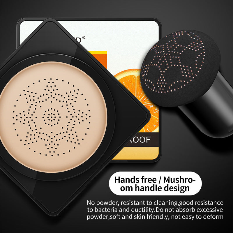Makeup SADOER Vitamin C Mushroom Cushion Moisturizing Lightweight Breathable BB Wholesale Cross-Border Foreign Trade Frost