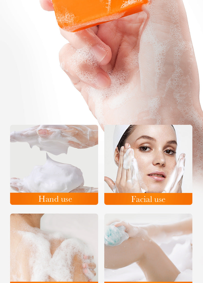 Full English Kojic Acid Whitening Soap100g SADOER Clean Bathing Facial Soap Handmade Soap  Wholesale