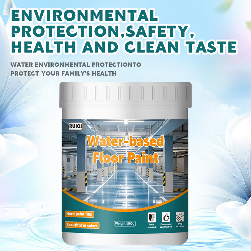 Water-based Floor Paint Wear-resistant Anti-slip Parking Lot Workshop Household Floor Paint Cement Floor Renovation Color-changing Paint