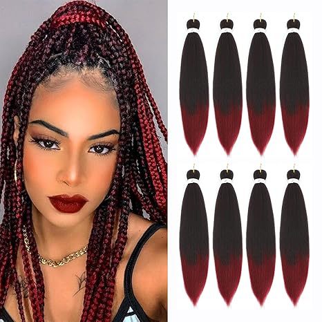 EZ Braided Synthetic Crochet Hair Export Cross-Border Factory In Stock Big Braids European and American Long Straight Hair