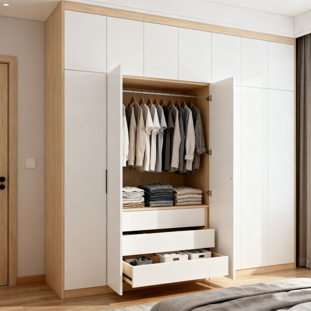 Custom Whole House Panel Bed Tatami Corner Desk Writing Desk Integrated Cabinet Storage Wardrobe Transformation