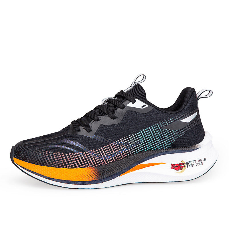 Red Rabbit7pro Breathable Mesh Popcorn Carbon Plate Running Shoes Men and Women Students Sports Sneakers Casual Jogging Shoes