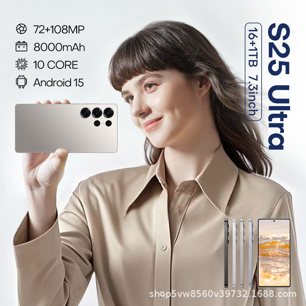 Exclusive Supply S25 Ultra Large Screen Smartphone4+128Source Factory Direct Sales SmartPhone