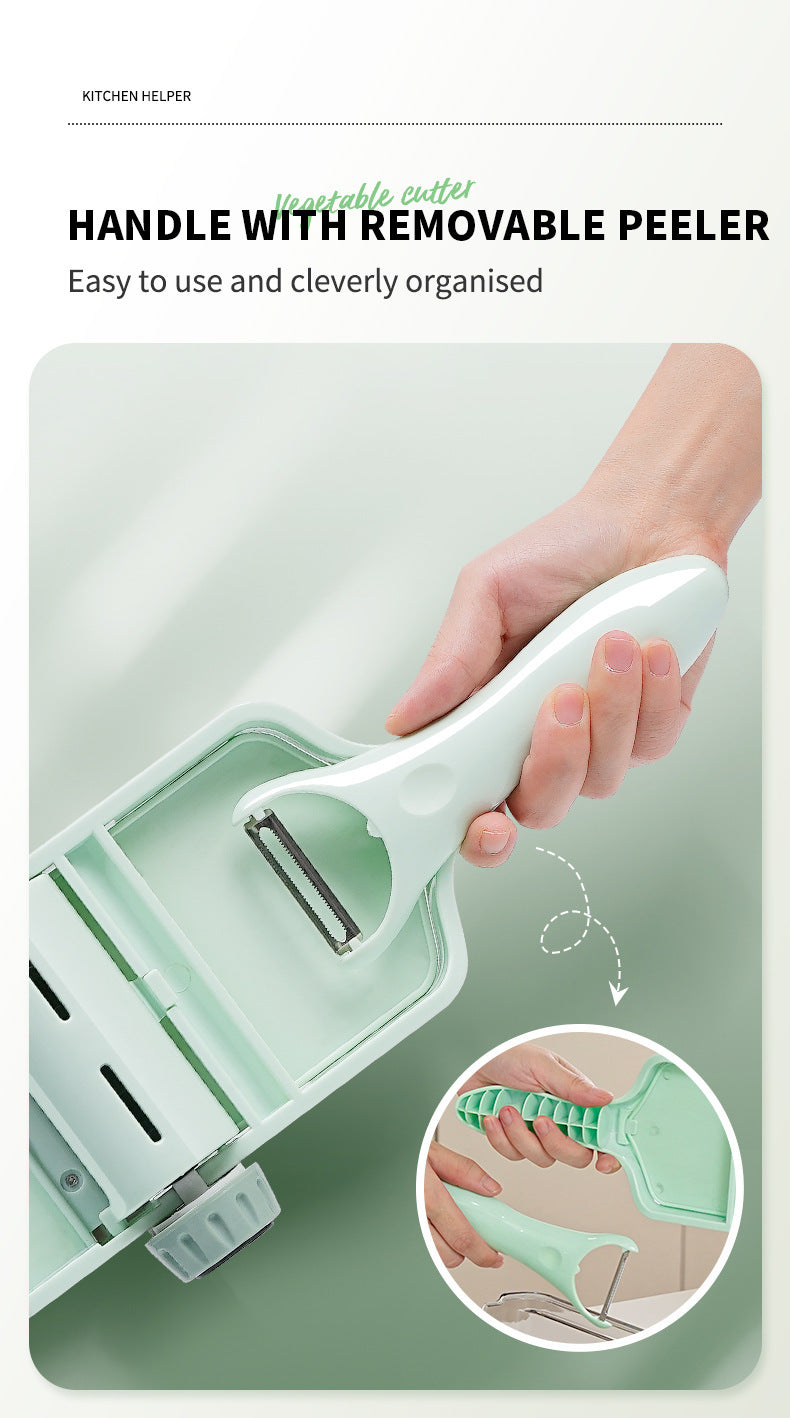 Home Kitchen Shredding and Slicing Machine Lemon Dicing and Slicing Vegetable Cutter Potato Grater Multi-Functional Vegetable Slicer