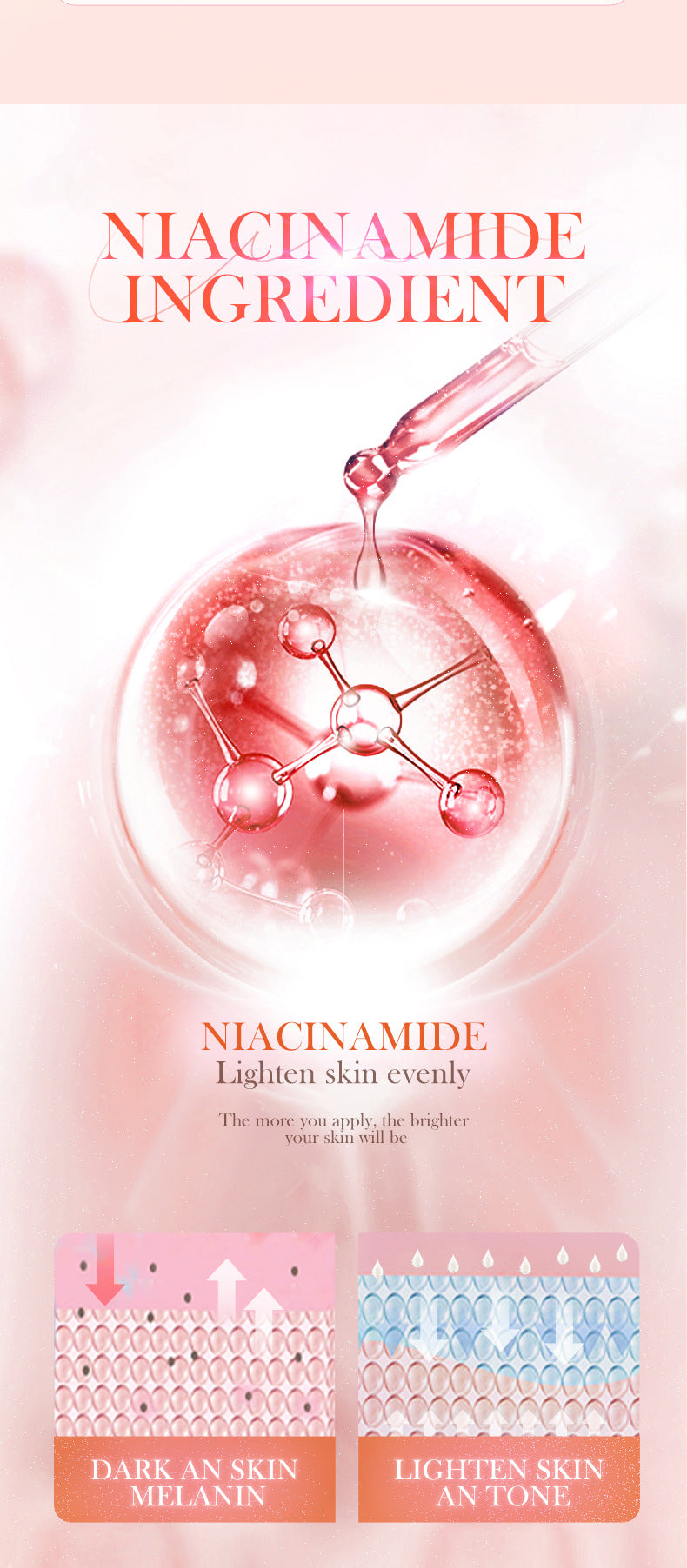 Full English Joint Whitening and Dark Spot Removal Serum50ml SADOER Enhance Beauty Whitening Body  Wholesale