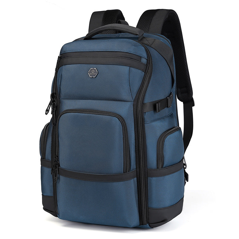 Business Backpack Men's Large Capacity Waterproof Computer Bag Multifunctional commuter backpack with a simple and sophisticated feel