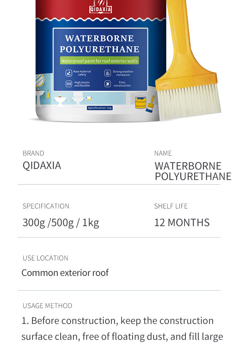 Multi-color Waterproof Leak Repair Glue Roof Waterproof Glue Coating House Leak Material Wholesale Water-based Polyurethane
