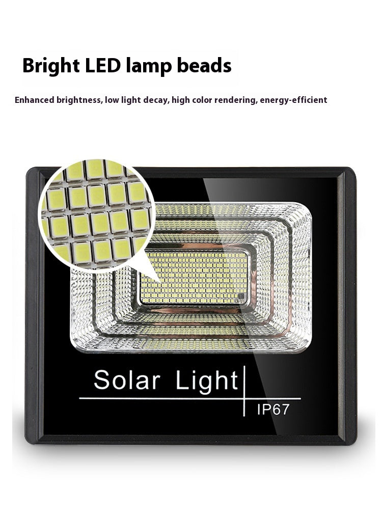 IP67 Waterproof 100W/200W/300W Smart Auto-Darkening ABS Split Solar Floodlight Outdoor Lighting