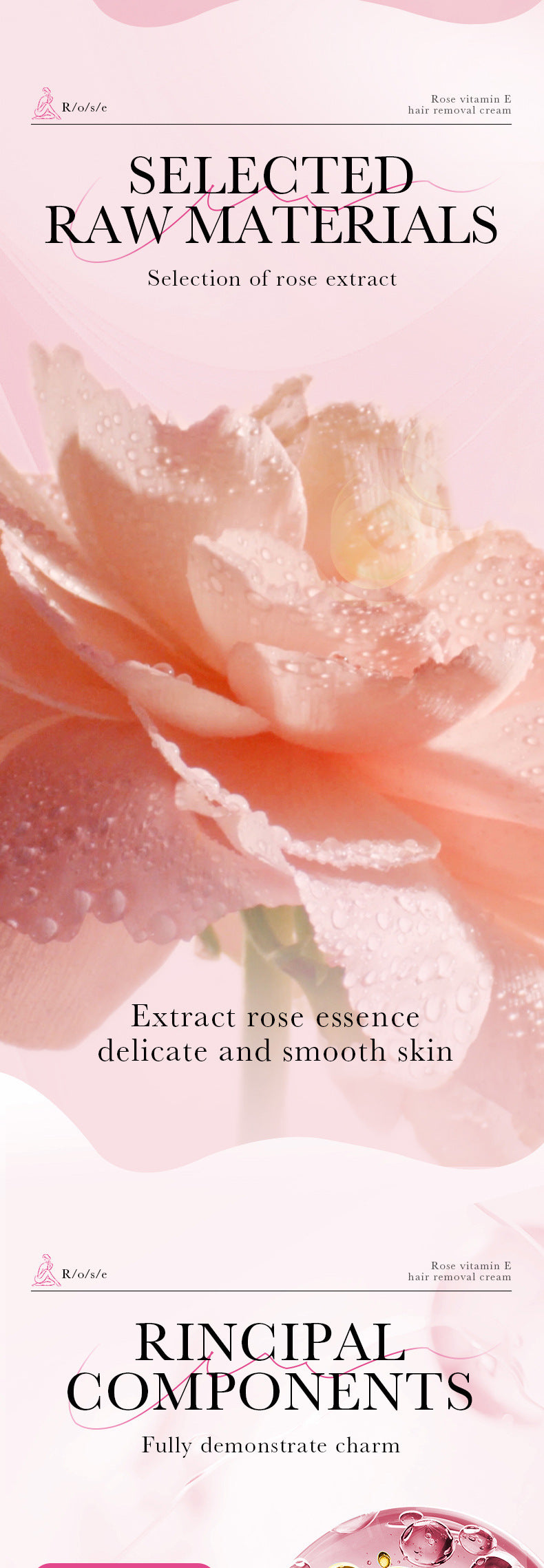 Plant VE Depilatory cream100g SADOER Smooth and Gentle Underarm Hair Removal Cream Cross-Border Wholesale