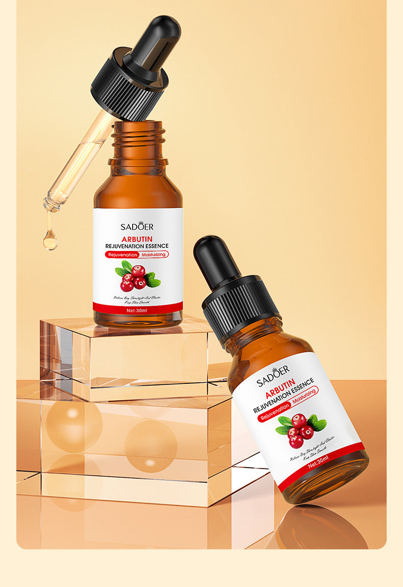 Full English Essence Serum SADOER Hyaluronic Acid Arbutin Moisturizing and Hydrating30ml  Foreign Trade Live Wholesale