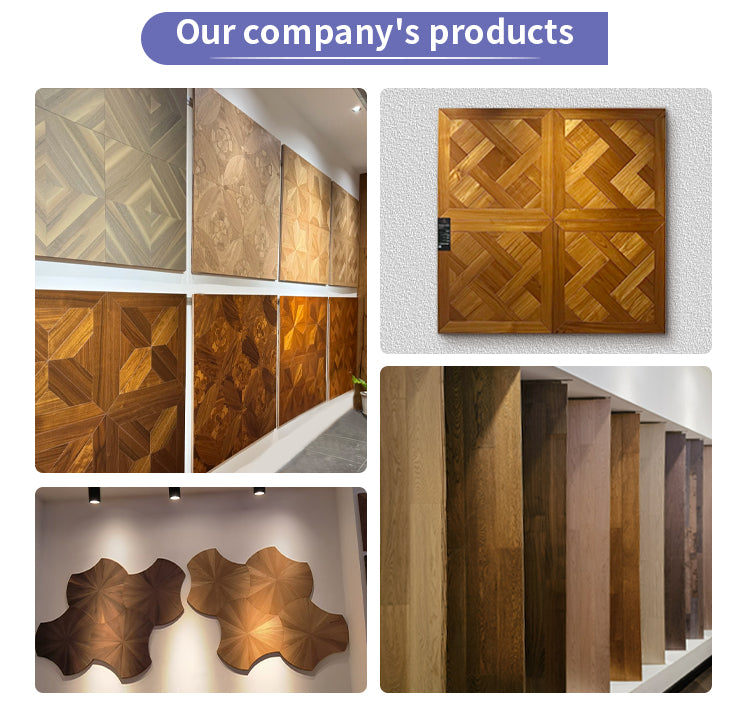 18mm Multi-Layer Engineered Teak Flooring Customizable Hardwood Panels UV Coated Waterproof Anti-Slip Exterior