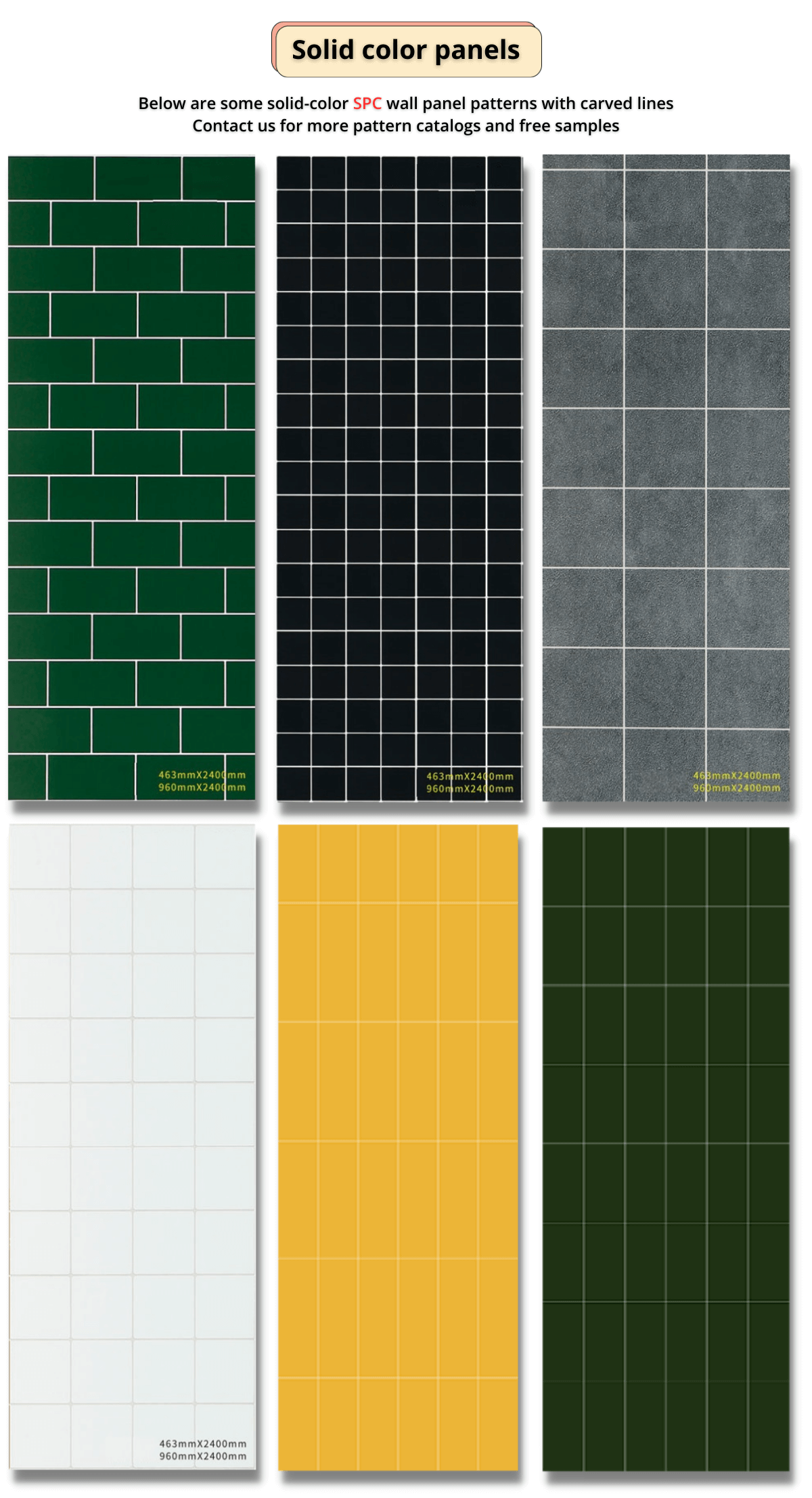 Waterproof Modern Wall Tile Spc Wall Panel for Bathroom