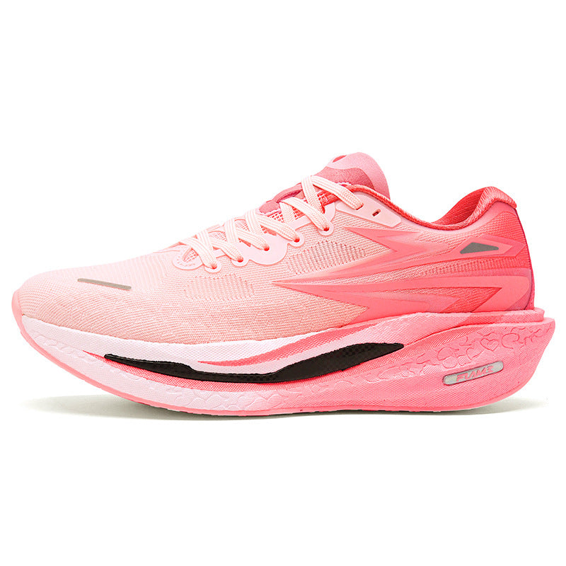 Fashion Four Seasons New Popcorn Carbon Plate Breathable Couple Running Shoes Comfortable Unisex Sports Shoes