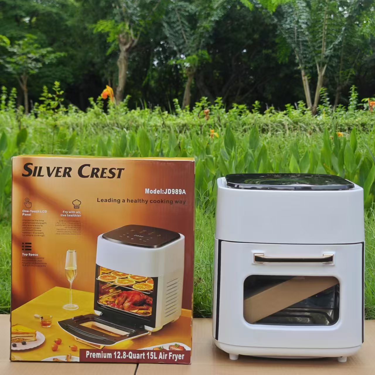 8LAir fryer Multifunctional Smart Touch Screen Oven Large Capacity Air Fryer Electric Fryer French Fries Machine