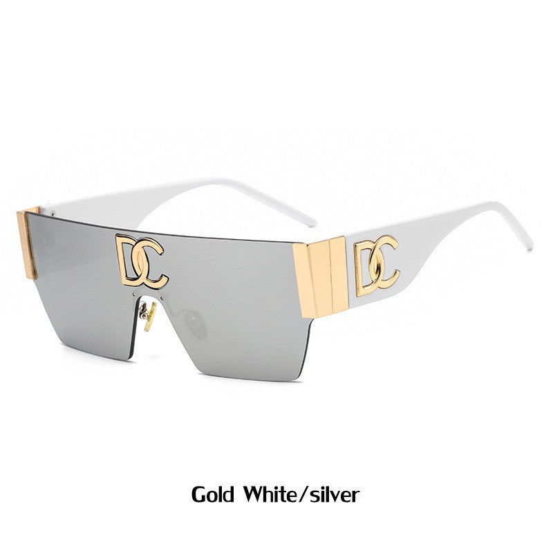 New Outdoor Cycling Sunglasses for Women, High-End Integrated Windproof Frameless Sports Sunglasses